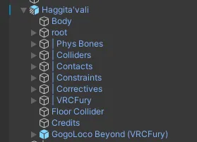 Unity Editor Haggita'vali folders