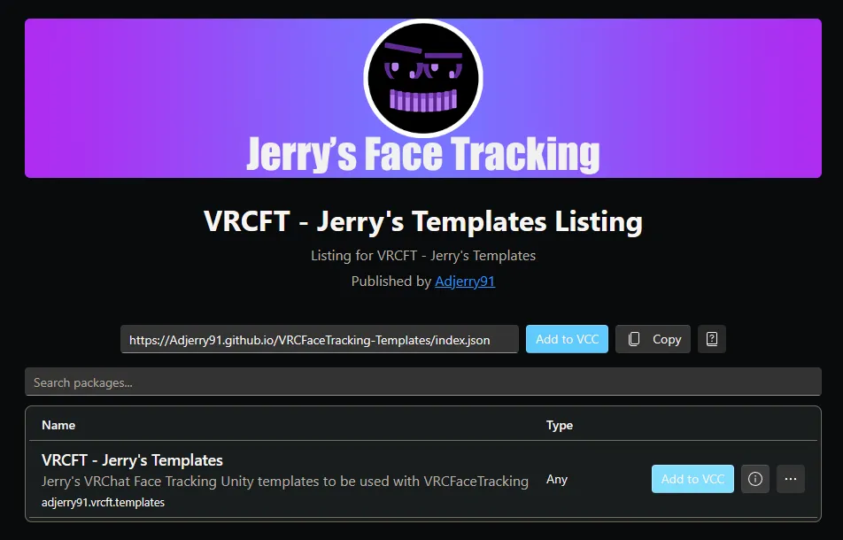 VRCFT setup